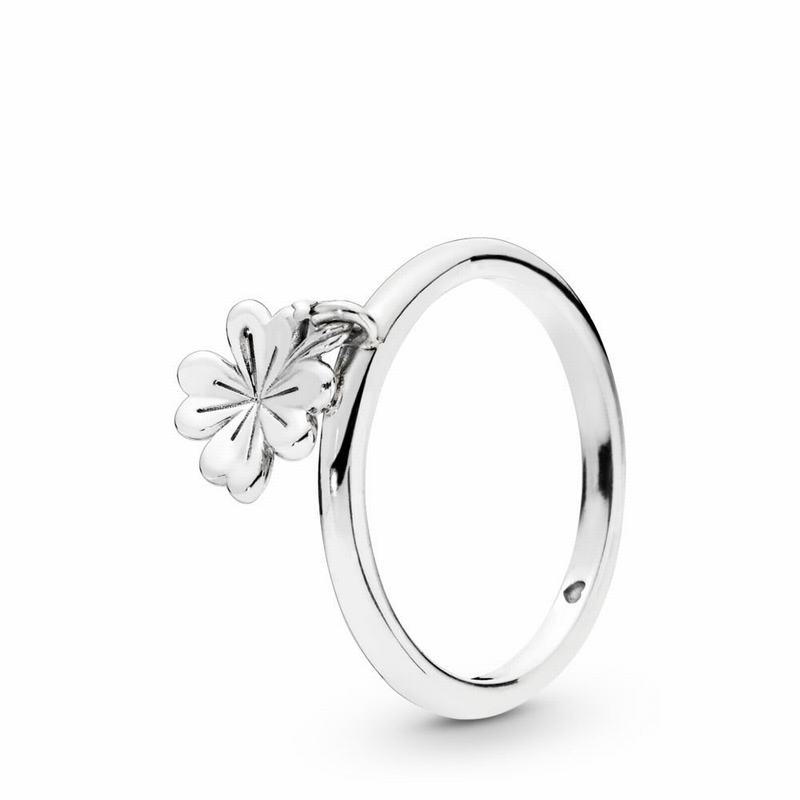 Pandora Australia Dangling Clover Stackable Ring - Sterling Silver | UBPIWS742